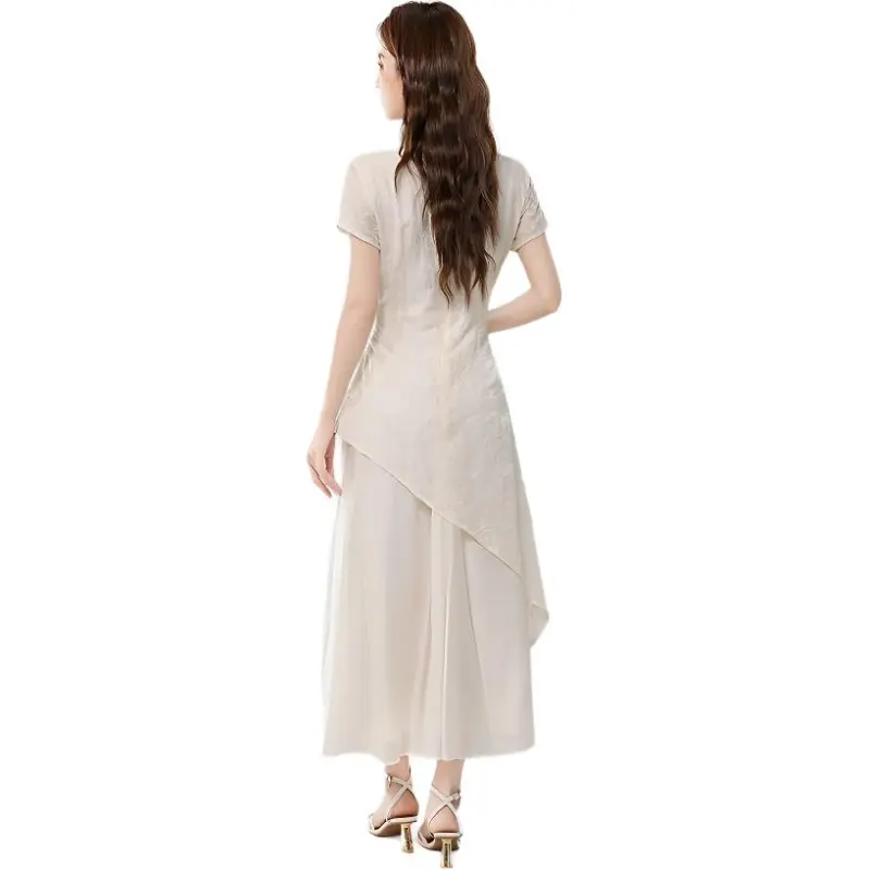 Mu Xiao Xin Short Sleeved Dress Women's-1