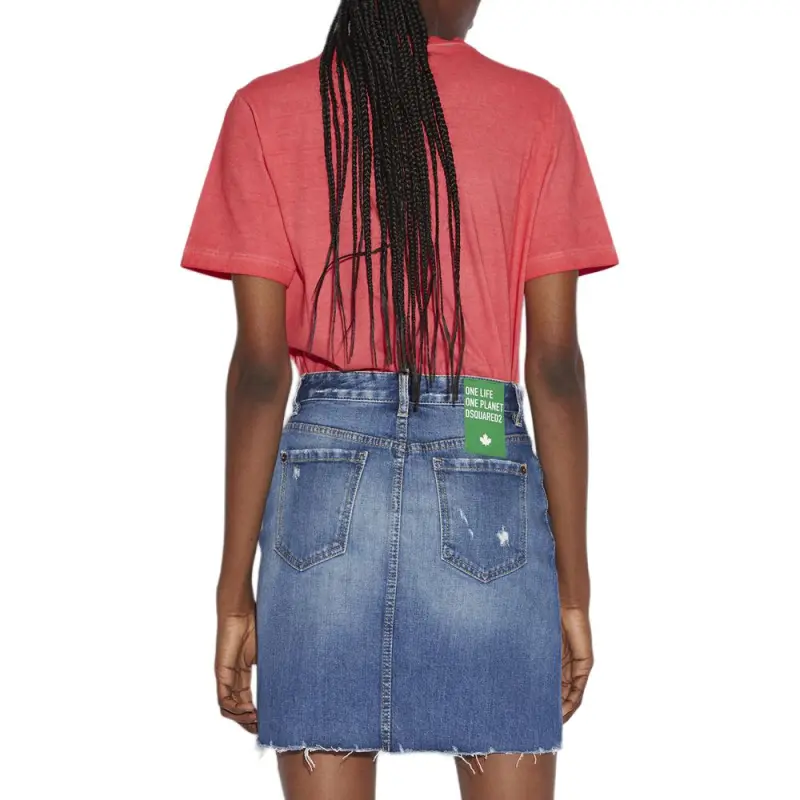 DSQUARED 2 Denim Short Skirts Women's Blue-2