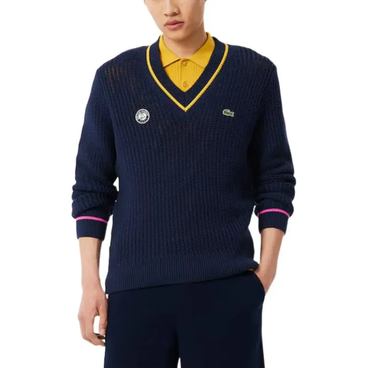 LACOSTE SS25 Roland Garros Knitwear Men's-1