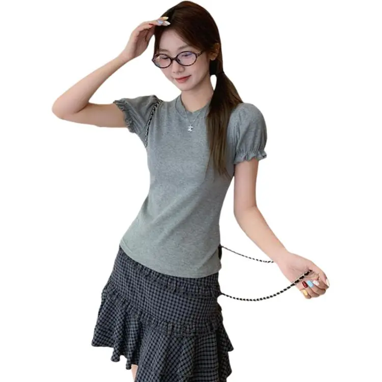 Mu Xiao Xin Set in Sleeve T Shirt Women's-9