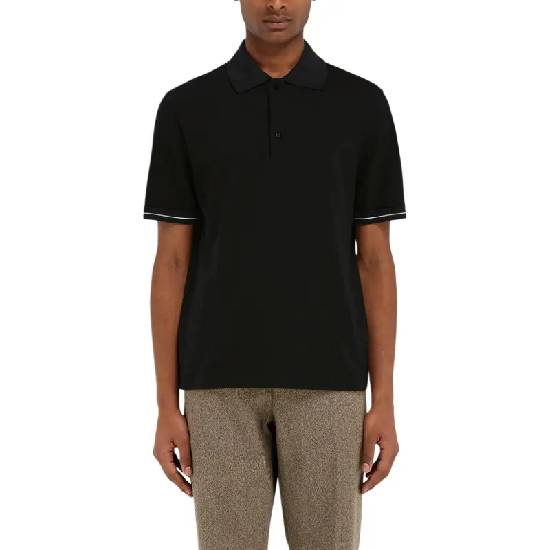 Ferragamo Color Block Detail Polo Shirt-2