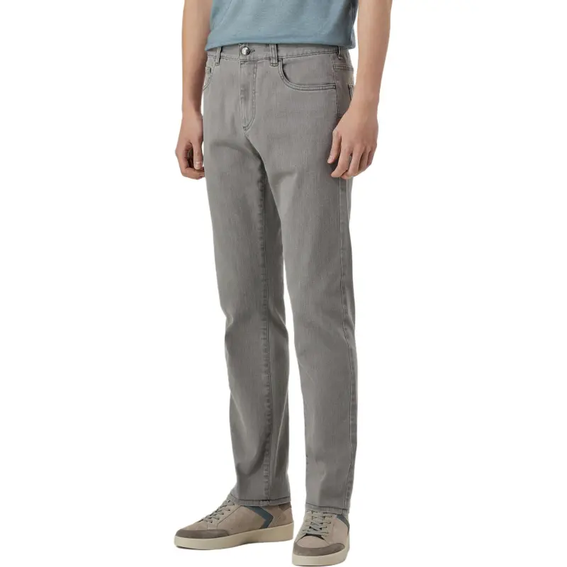 Canali Jeans Men Gray-3