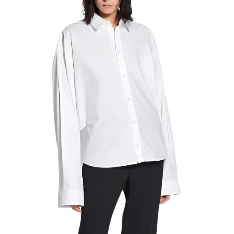 Balenciaga FW25 Shirt Regular Fit Women's White-2