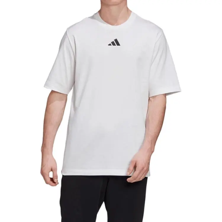 Adidas T Shirts Men White-2