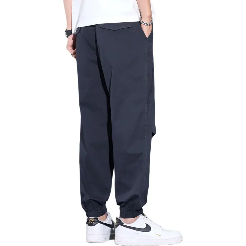 Tonlion Casual Pants Unisex Royal Blue-1