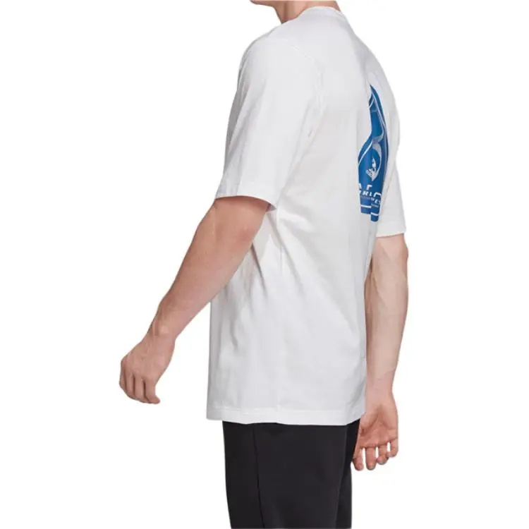 Adidas T Shirts Men White-5