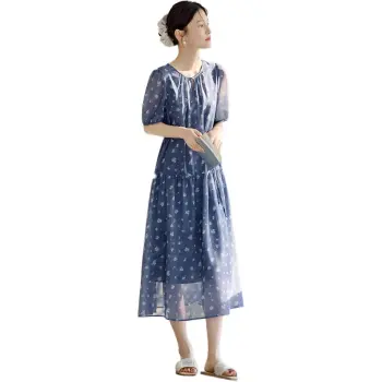 XWI Short Sleeved Dress Women's Sea Salt Blue