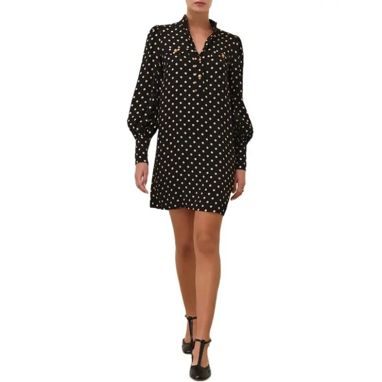 Zimmermann FW24 Long-Sleeved Dresses Women's Black-2