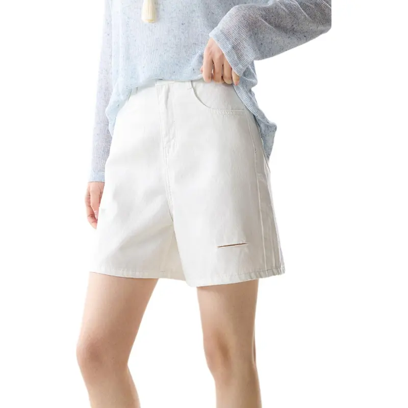 Mo Han Yi Mei Denim Shorts Women's-4