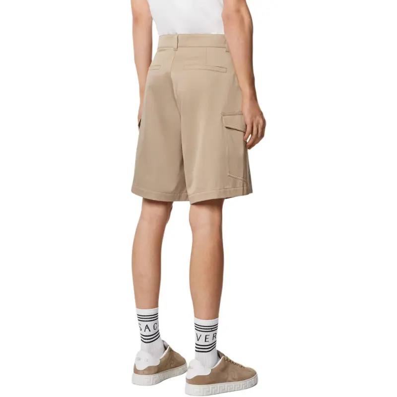 VERSACE SS25 Cargo Shorts Men's Beige-3