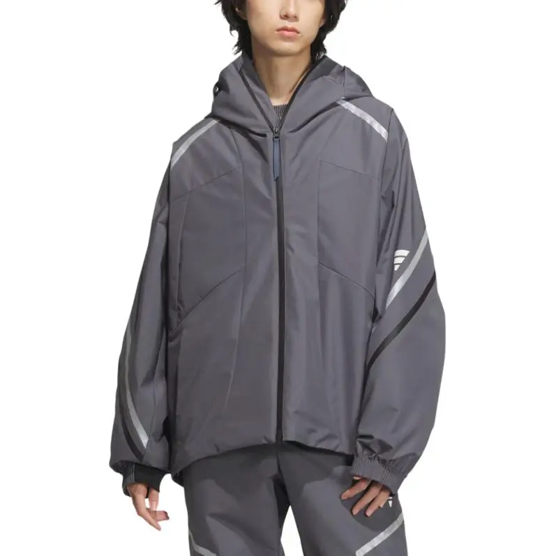 Adidas FUSTL P JKT6 Jacket Men's Dark Gray-1