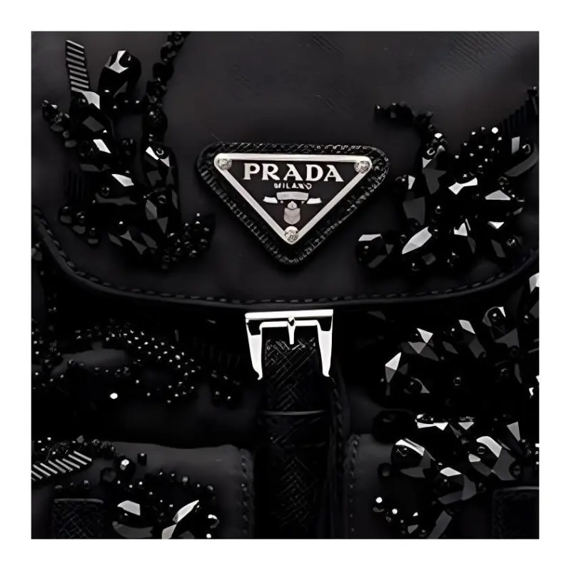PRADA Recycled Polyamide Backpack Regular Women's Black-5
