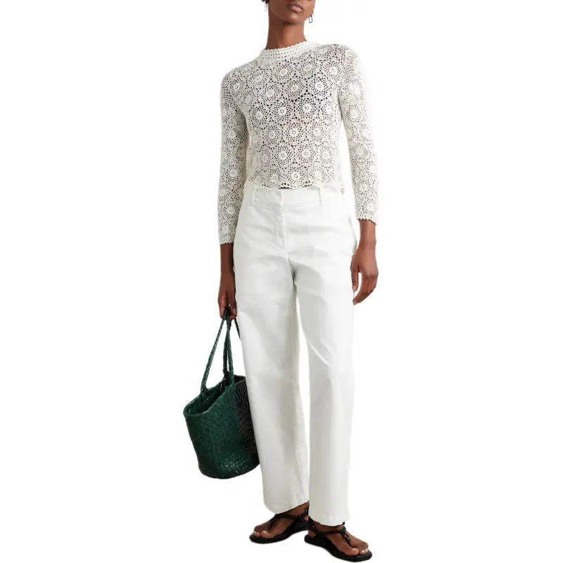 NILI LOTAN Casual Pants Women's White-1