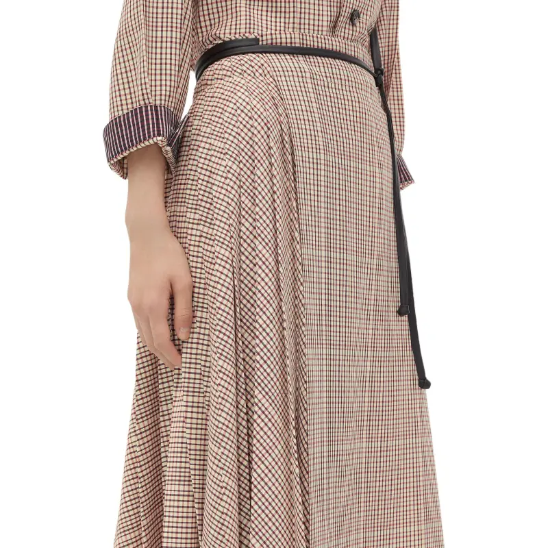 Bottega Veneta Check Skirt-4