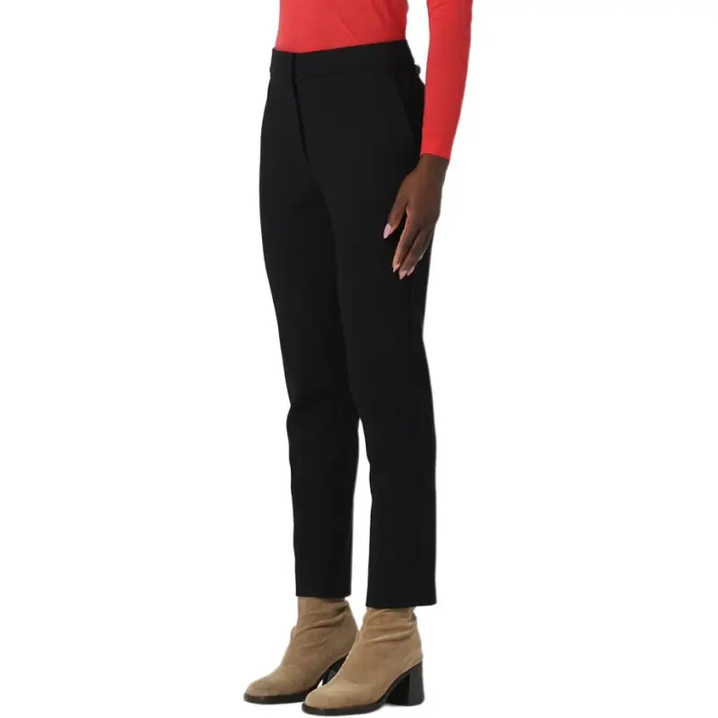 MaxMara Slim Cut Straight Leg Trousers-5