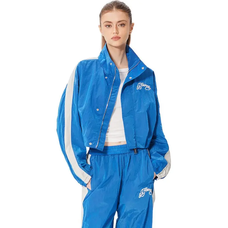 Ed Hardy SS25 Jackets Coats Women's Maribu Blue-4