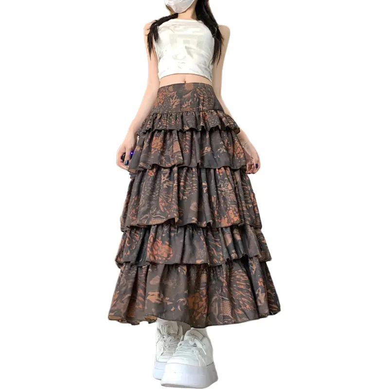 Mu Xiao Xin Casual Long Skirt Women's-3