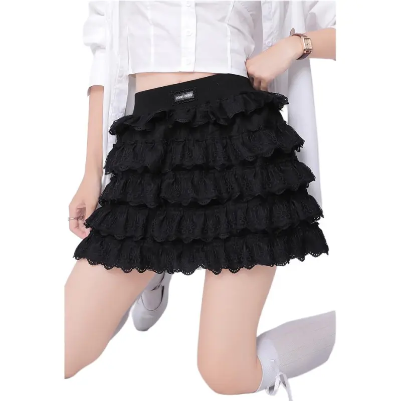 Mu Xiao Xin Casual Short Skirts Women's-8