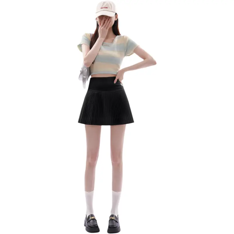 Mu Xiao Xin Casual Short Skirts Women's-8