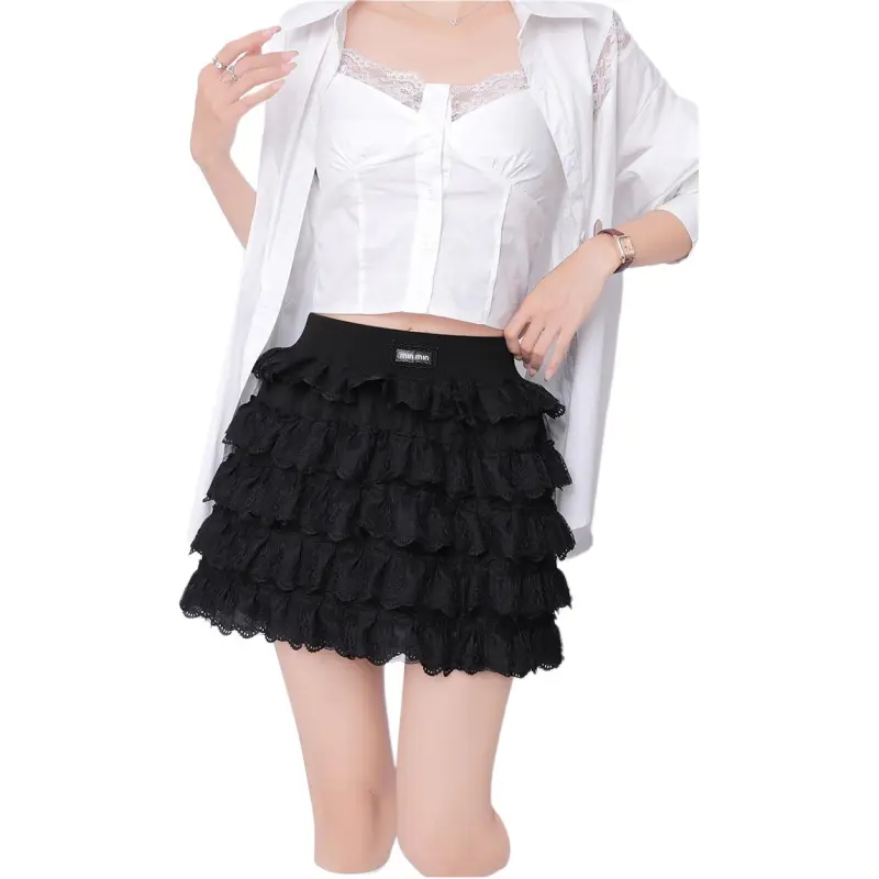 Mu Xiao Xin Casual Short Skirts Women's-7