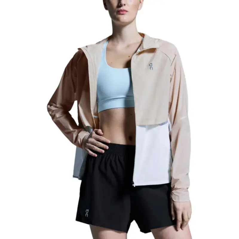On Core Jacket Women's Soft Sand/White-2