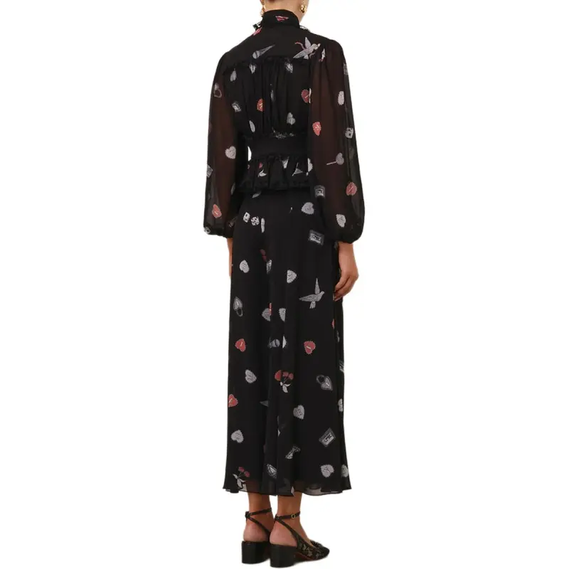 Zimmermann SS25 Casual Pants Women's Black-2