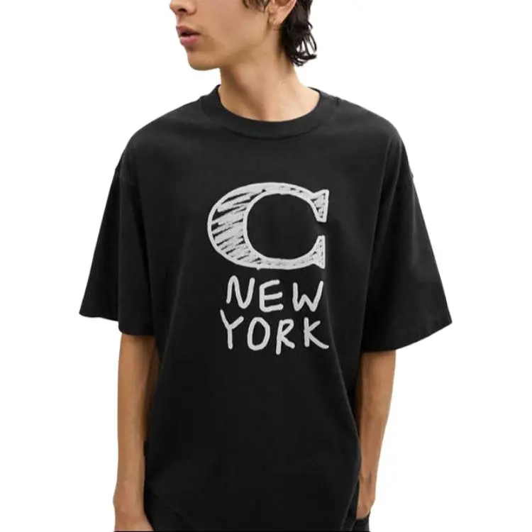 COACH T Shirts Men Black-3