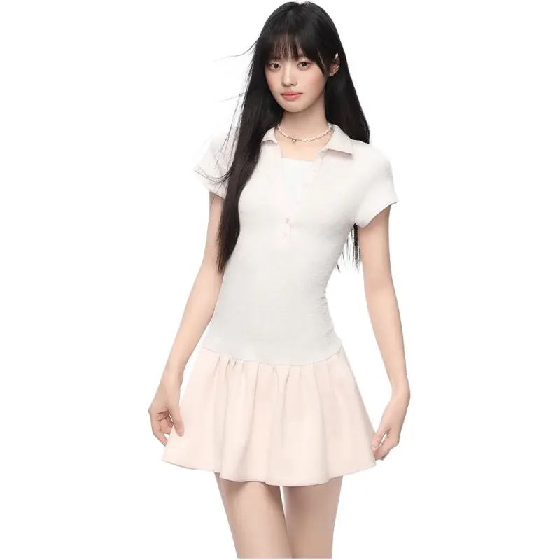 KING PRINCE Short Sleeved Dress Women's-6