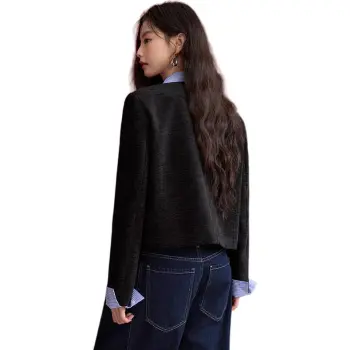 WESTLINK Cropped Coat Women's Black