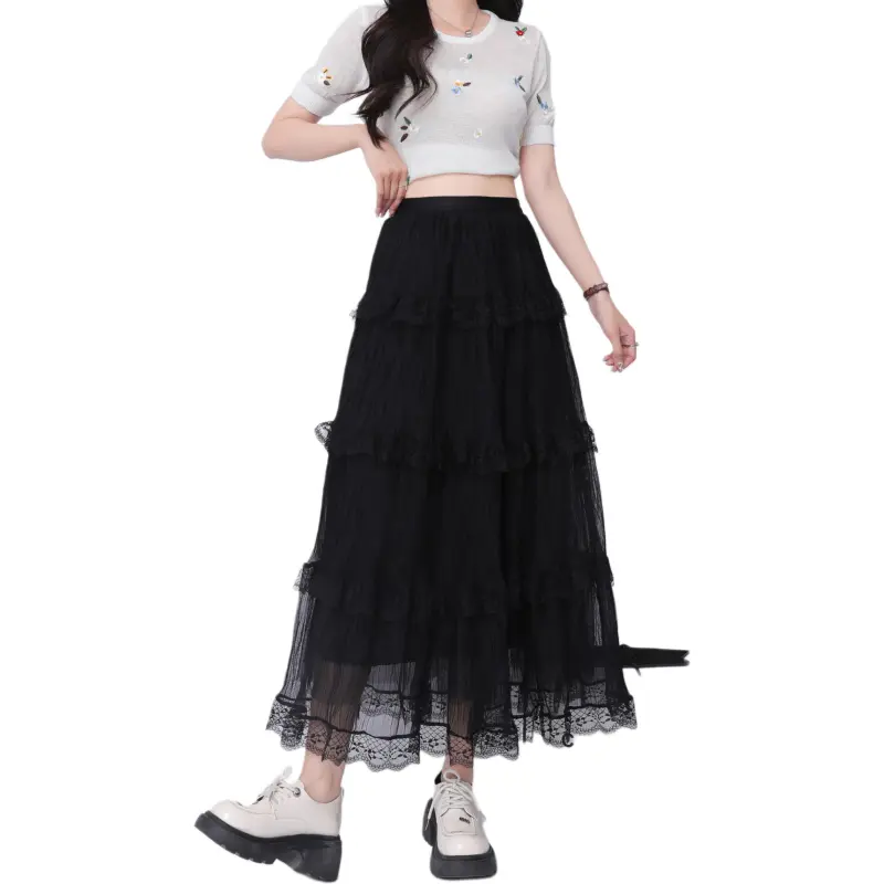 Mu Xiao Xin Casual Long Skirt Women's-8