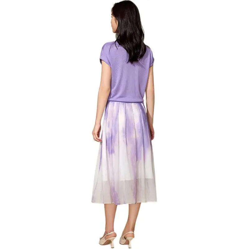 BBLLUUEE T Shirt Women's Mist Purple-1