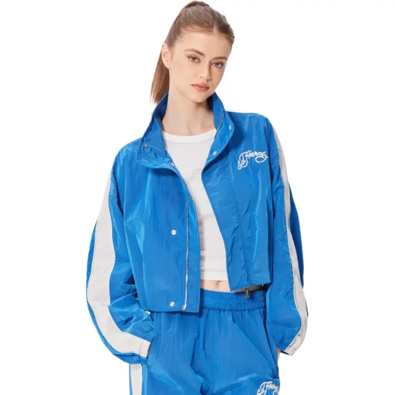 Ed Hardy SS25 Jackets Coats Women's Maribu Blue-5
