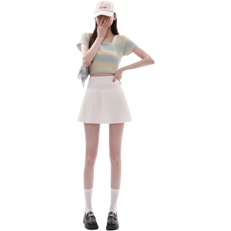 Mu Xiao Xin Casual Short Skirts Women's-4