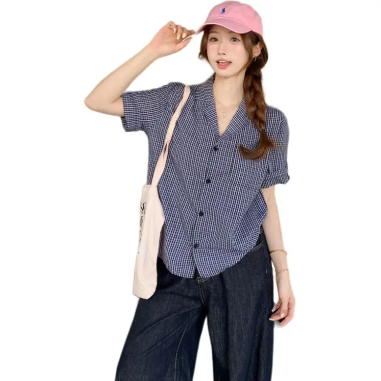 GOSO T-Shirts Women's Plaid-2