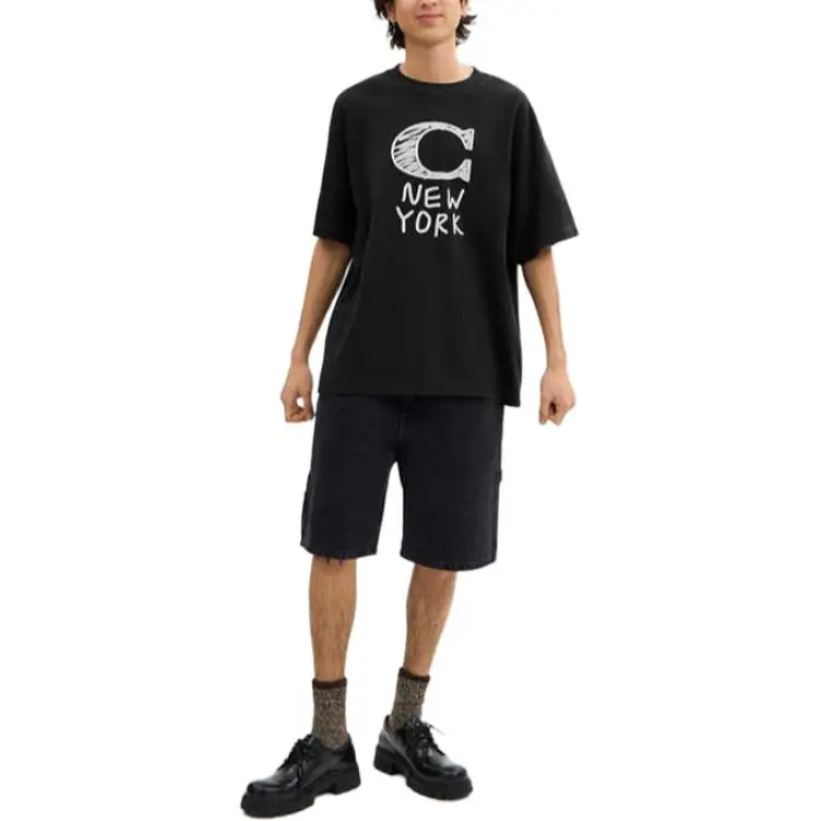 COACH T Shirts Men Black-1
