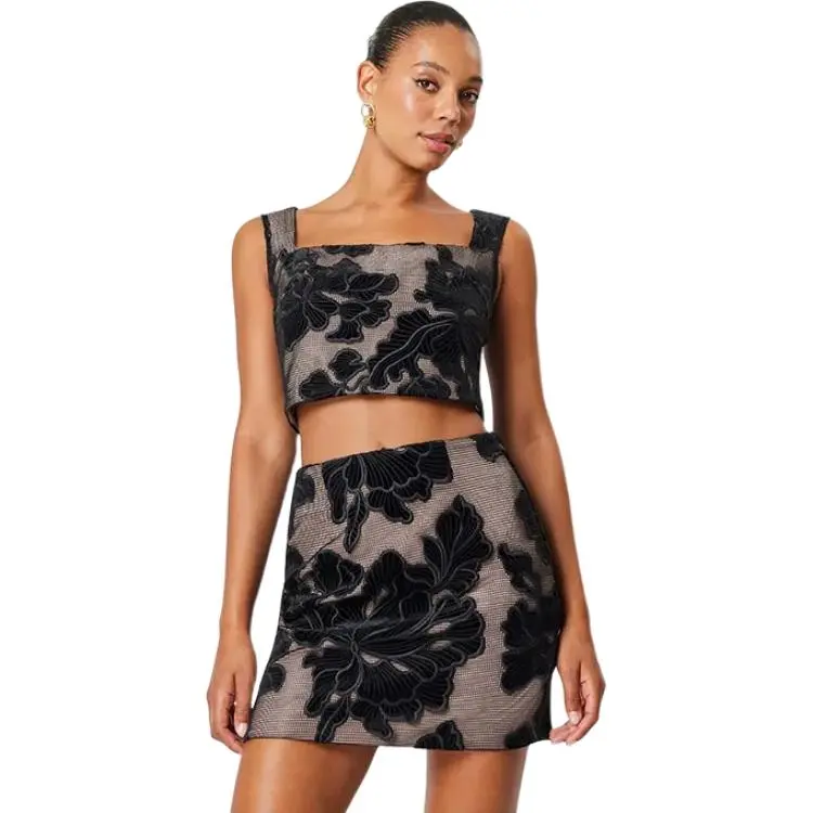 ELLIATTCOLLECTIVE Skirt Set Women's Black-3