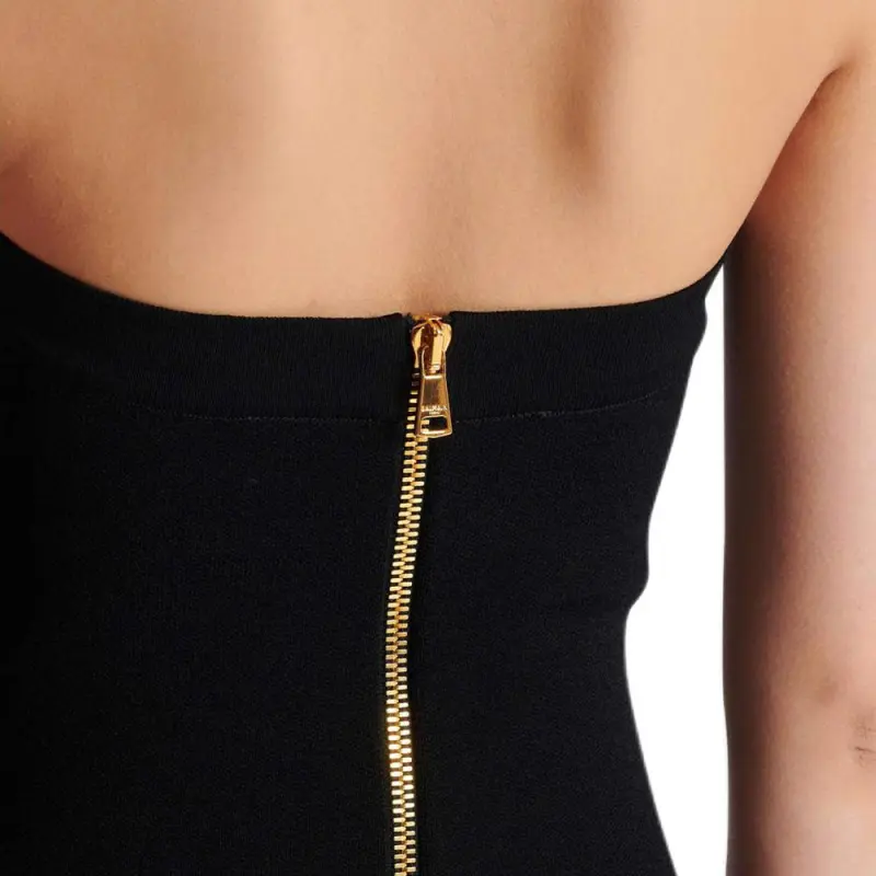 BALMAIN Halterneck Knitted Mini Dress-7