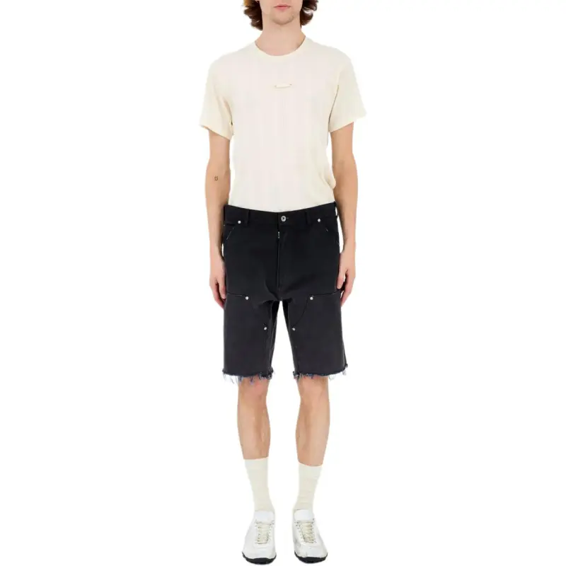 Maison Margiela Stud Denim Shorts-1