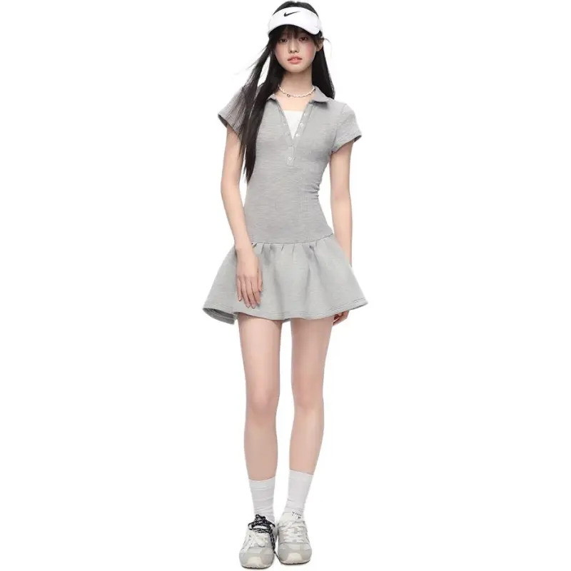KING PRINCE Short Sleeved Dress Women's-2