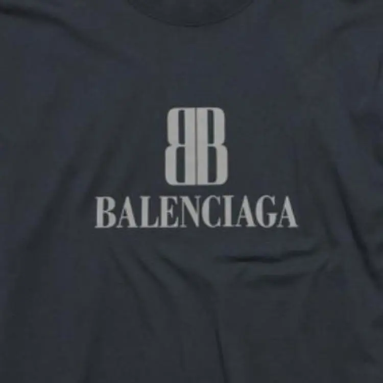 Balenciaga FW25 T Shirt Regular Fit Men's Faded Black-5
