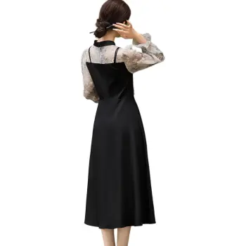 XWI Long Sleeved Dresses Women's Black