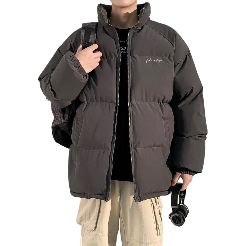 FAKE VINTAGE Puffer Jacket Unisex-8