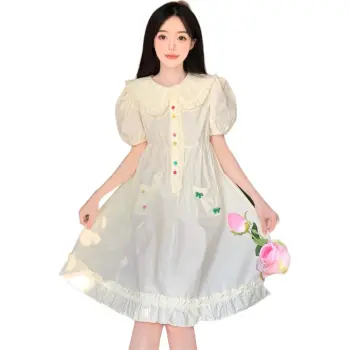KAISER Short Sleeved Dress Women's White