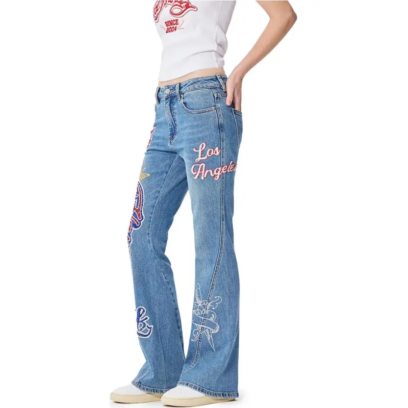 Ed Hardy SS25 Jeans Women's Indigo-7