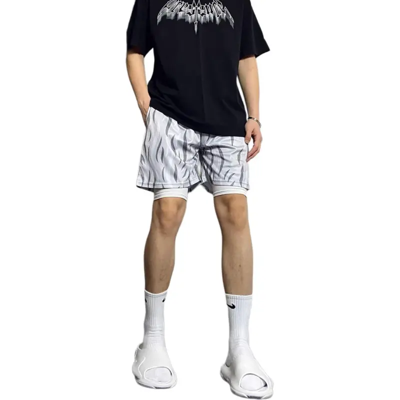 A02 Casual Shorts Unisex-4