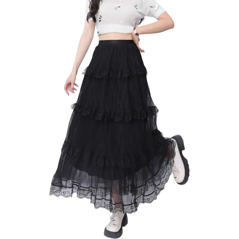 Mu Xiao Xin Casual Long Skirt Women's-9