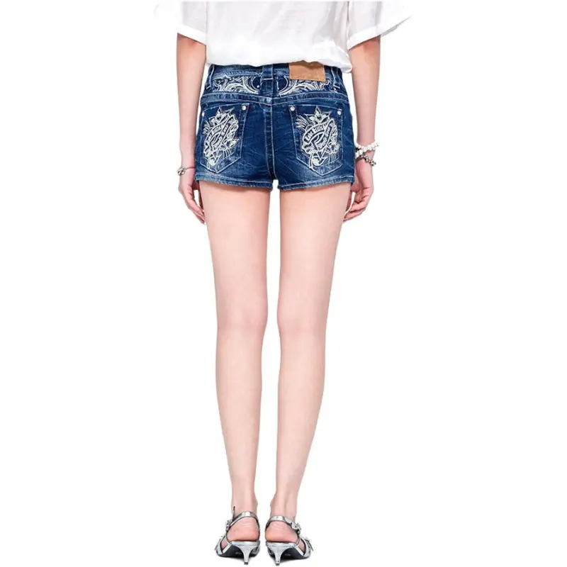Ed Hardy SS25 Denim Shorts Women's-3