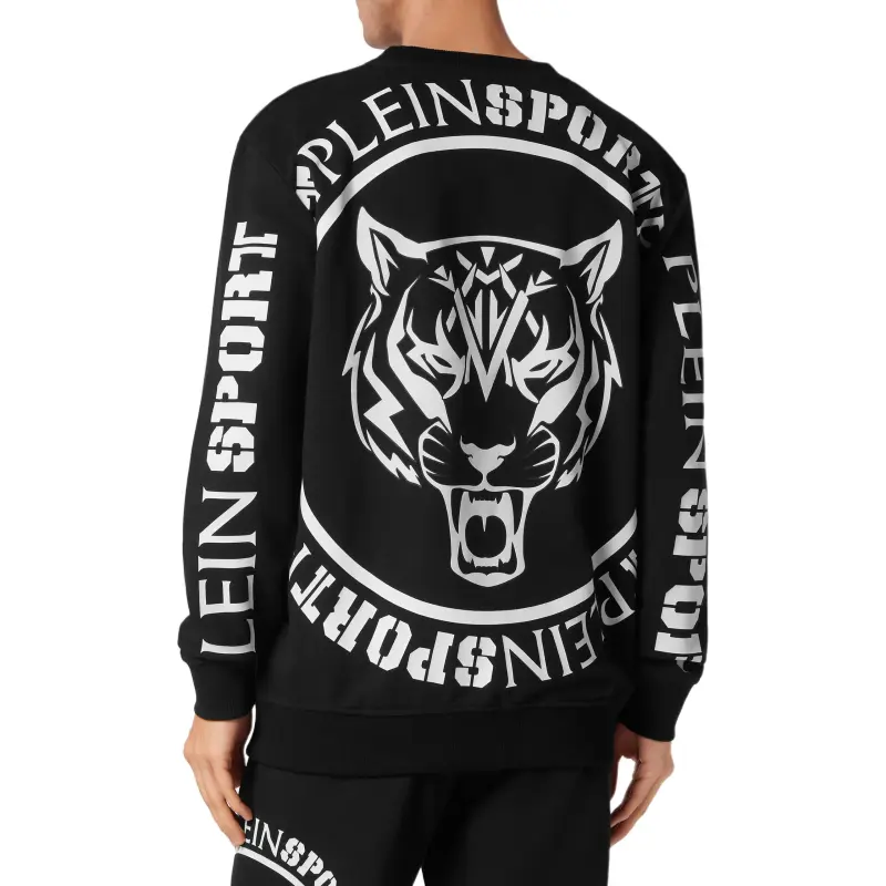 PLEIN SPORT Carbon Tiger Print Sweatshirt-2