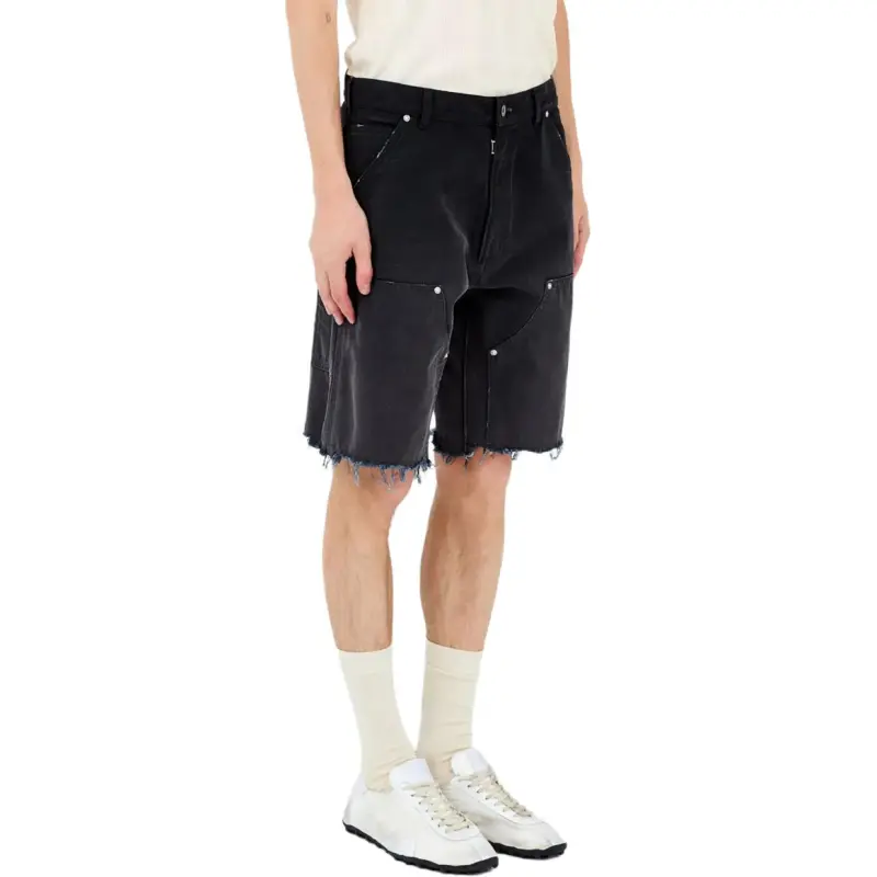 Maison Margiela Stud Denim Shorts-5