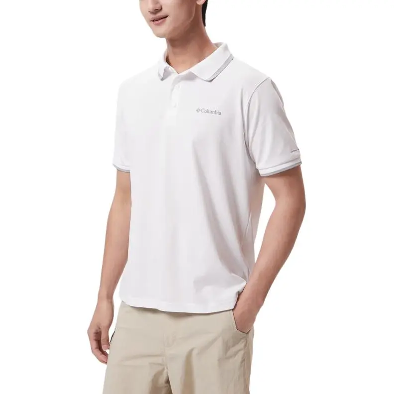 Columbia Polo Shirt Men's White-2